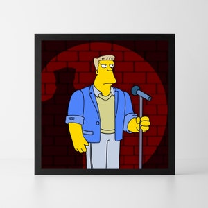 McBain Rainier Wolfcastle, Simpsons Digital Art Print | Simpsons Instant Download Printable Home Décor | Simpsons Digital Poster Wall Art