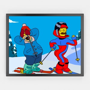 Stupid Sexy Flanders, Simpsons Digital Art Print | Instant Download Printable Home Décor | Simpsons Digital Poster, Printable Wall Art Gift