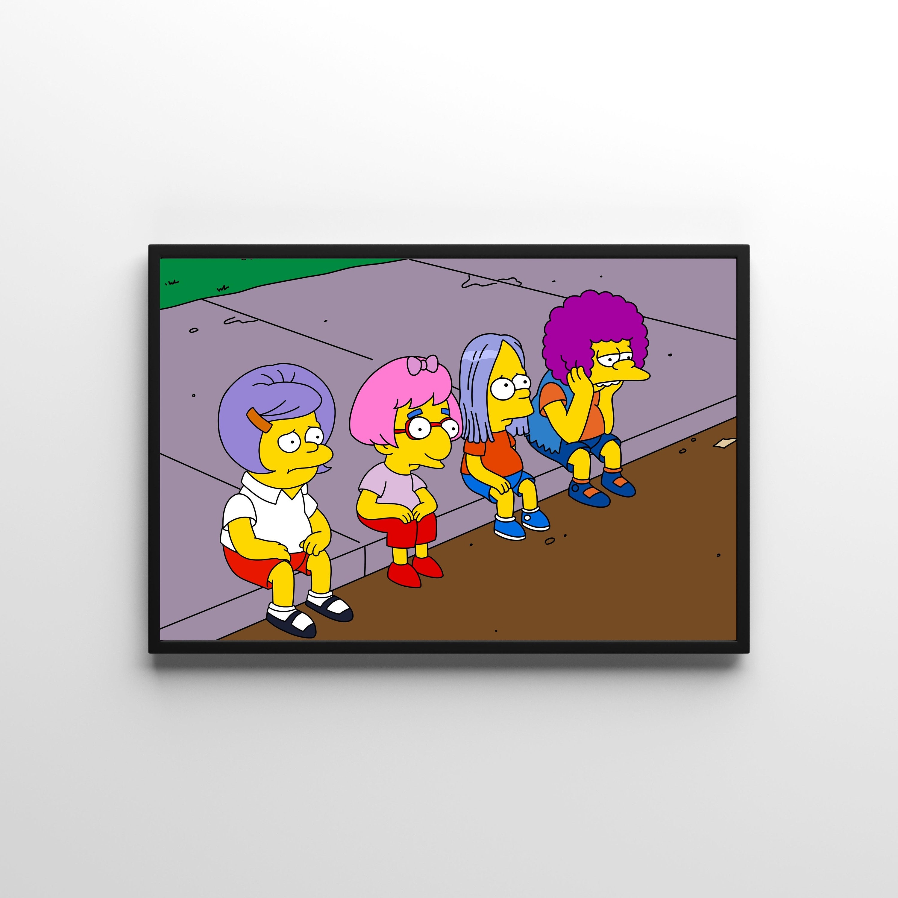 Bart On The Road Wigs Simpsons Digital Art Print Instant - Etsy México Bart On The Road Wigs Simpsons Digital Art Print Instant - Etsy México