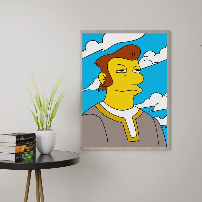 Simpsons Joy of Sect, Movementarians Digital Art Print Instant Download Printable Home Décor Simpsons Digital Poster Wall Art Gift image 3