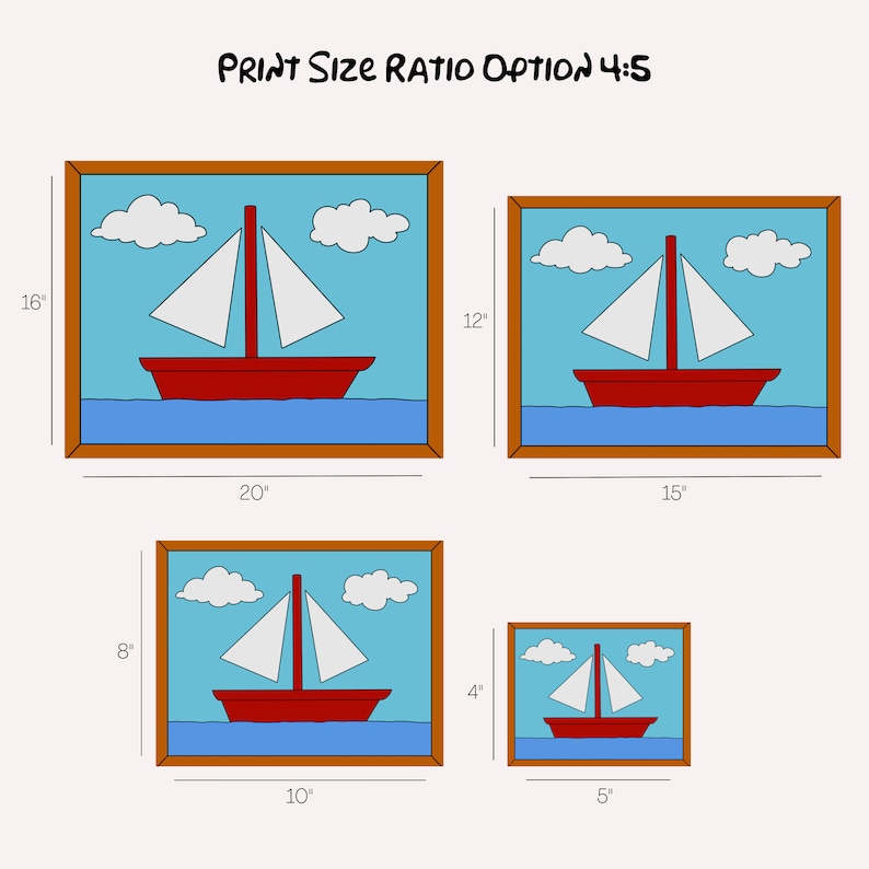 Simpsons Boat Painting Digital Art Print Instant Download Etsy