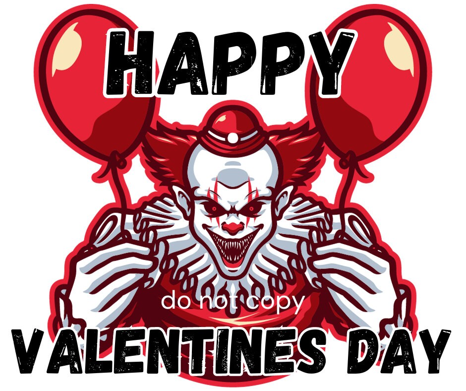 Horror Valentine PNG - Etsy