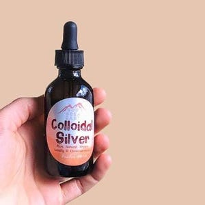 Colloidal Silver, 4 fl oz Dropper Bottle