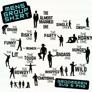 Party Group Shirt SVG PNG Bachelor Groomsmen Wedding