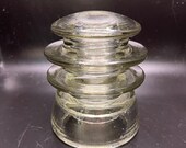 Vintage 1946 ( ) Armstrong 39 s 44-50 Clear Glass Telephone Insulator Made in the USA