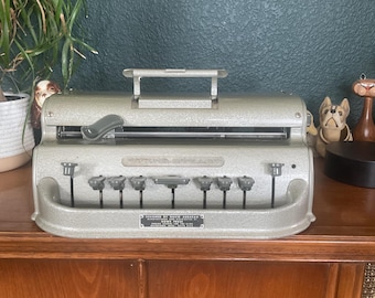 Vintage Perkings Brailler by Howe Press Braille Typewriter School for the Blind