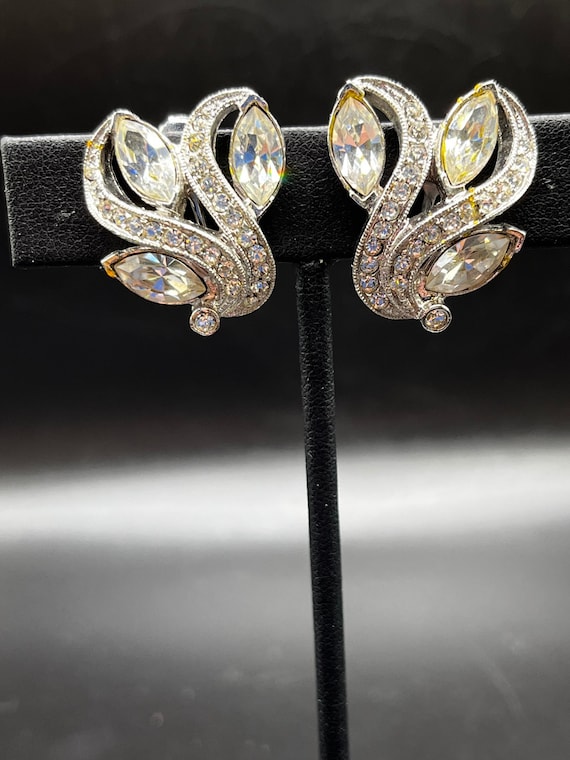 Vintage Rhinestone Earring Set by Sarah Coventry Mid Century!