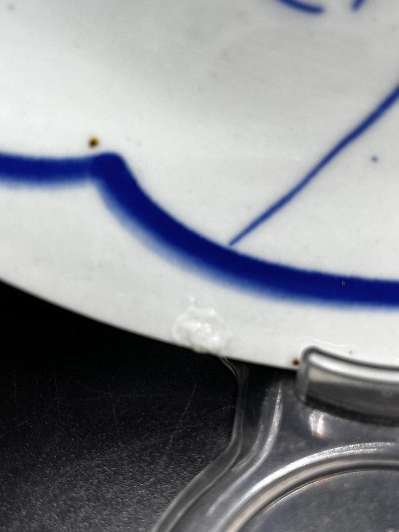 Antique Chinese Fish Plate Bowl Set Available Blue Cobalt Etsy