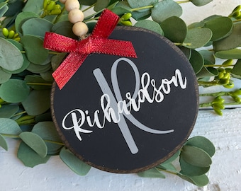 Personalized Ornament / Round Personalized Ornament / Custom Ornament