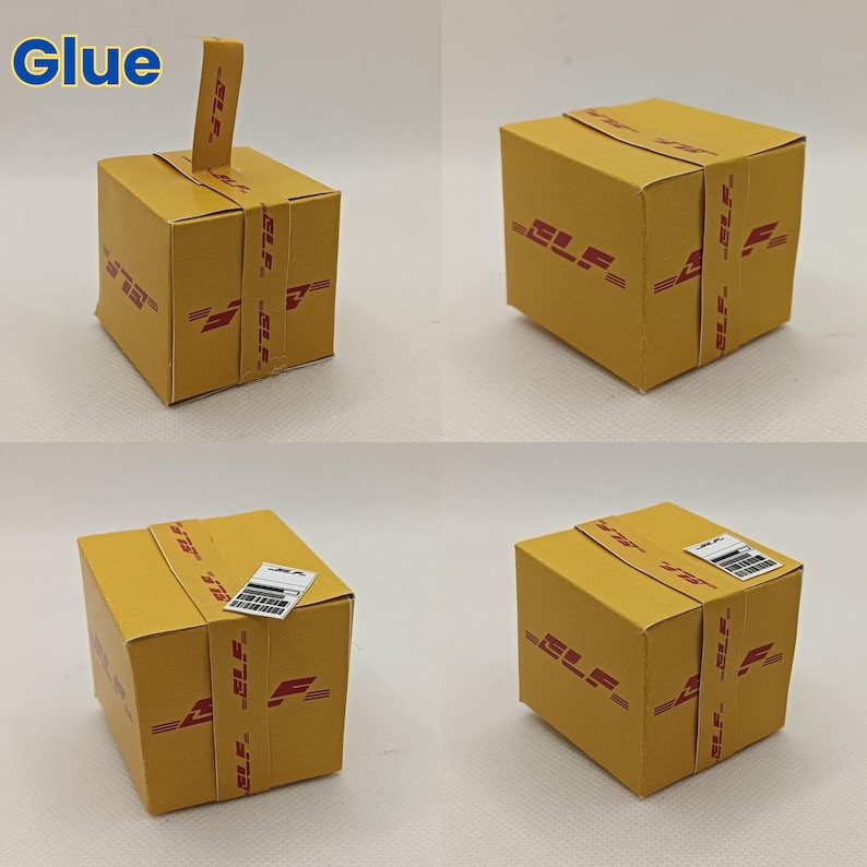 ELF Packages Printable | Mini DHL Style Boxes for Elf | Christmas Elf ...