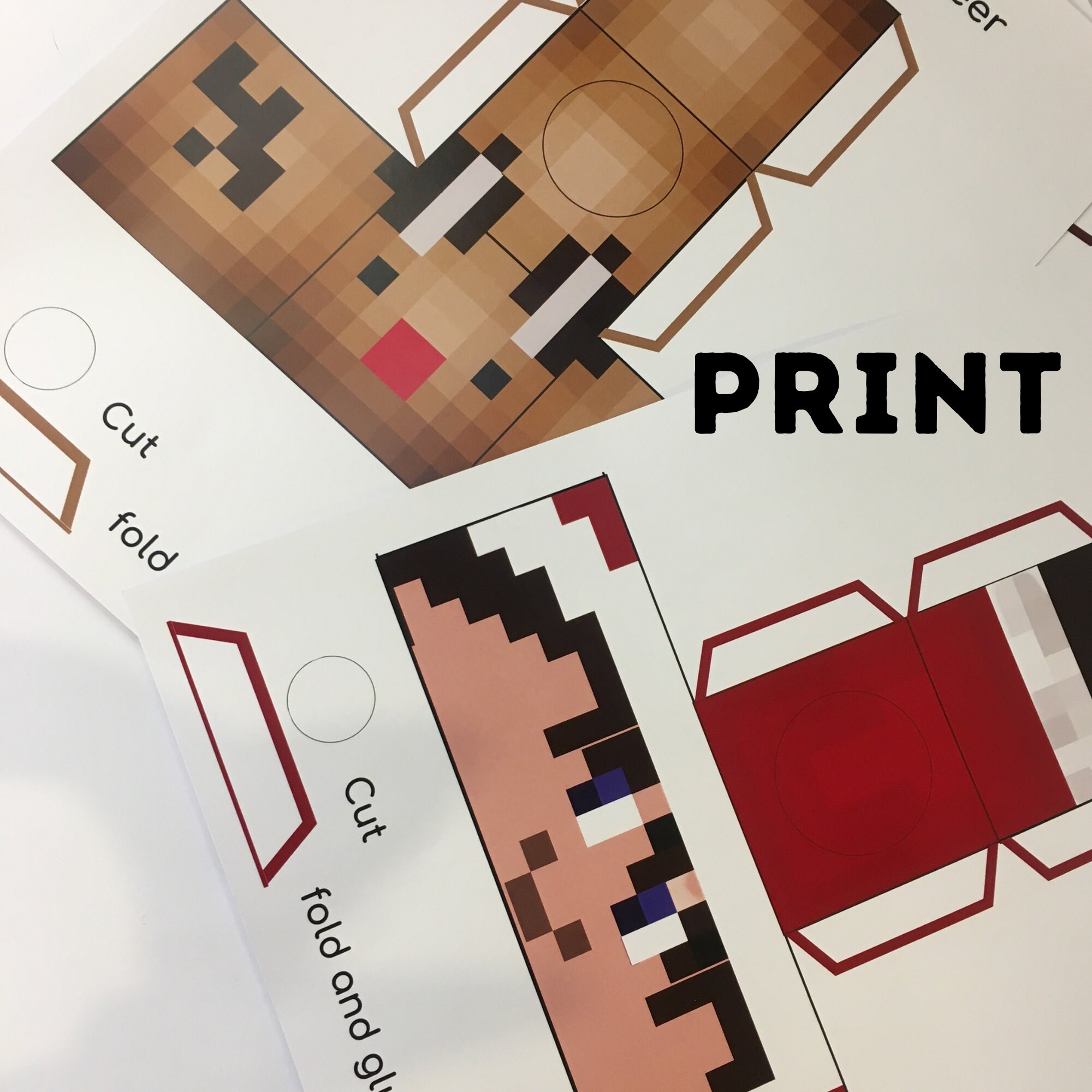 christmas-minecraft-characters-heads-easy-elf-idea-elf-survival-digital-download-printable-prop-accessory-christmas-elf-doll-etsy