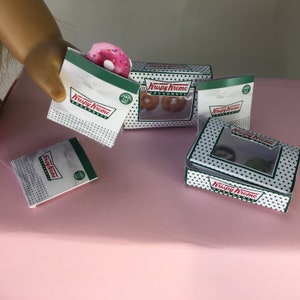 18 inch Doll Donuts - Boxes & Bags - Instant Digital Download - Printable - Doll Accessory - DIY - Print and Make Yourself
