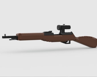 Mosin rifle replica working Meccano Model - PDF instruction/Custom meccano Mosin rifle/Working meccano sniper rifle