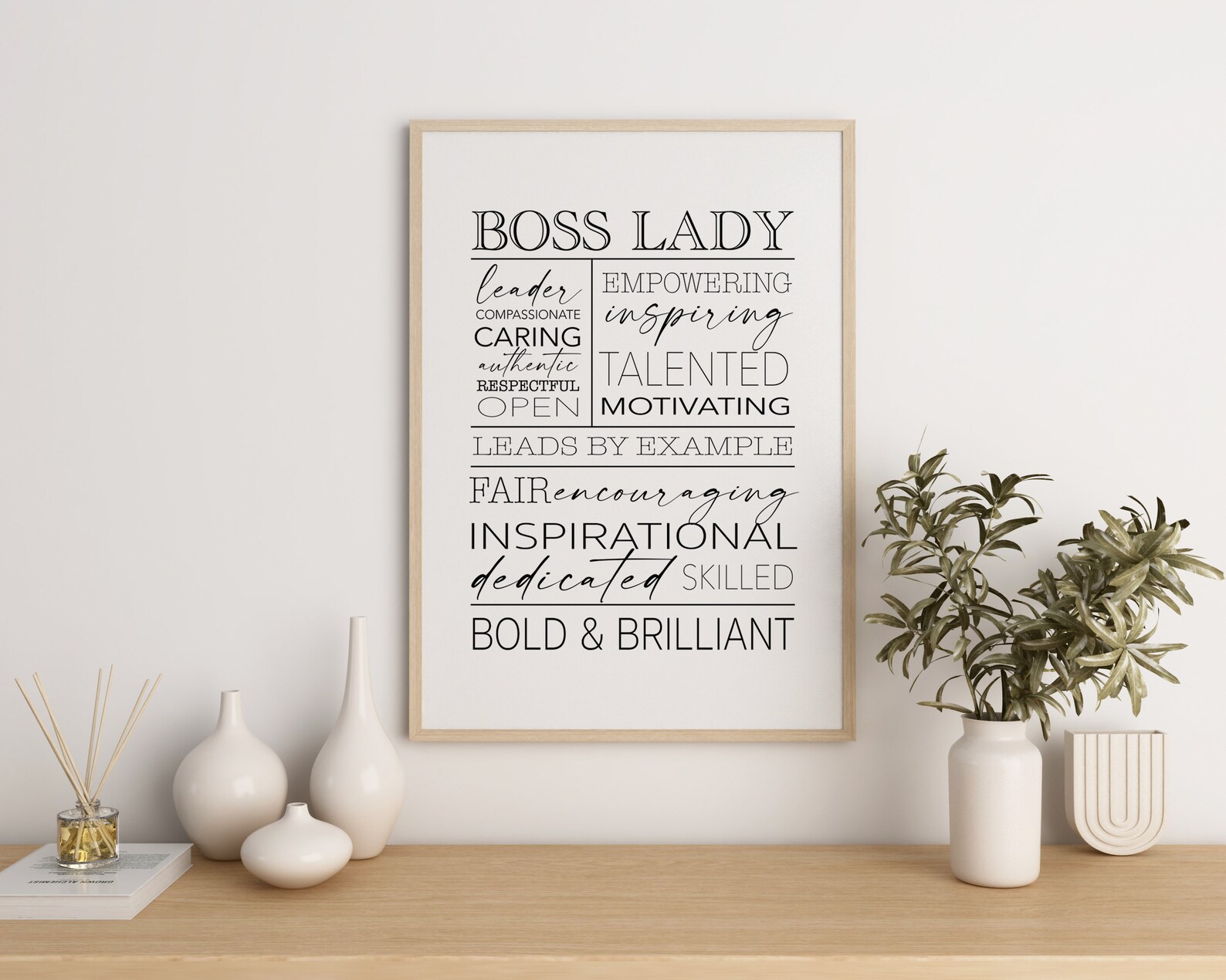 Boss Lady Printable Quote, Boss Lady Digital Download, Boss Lady Quote