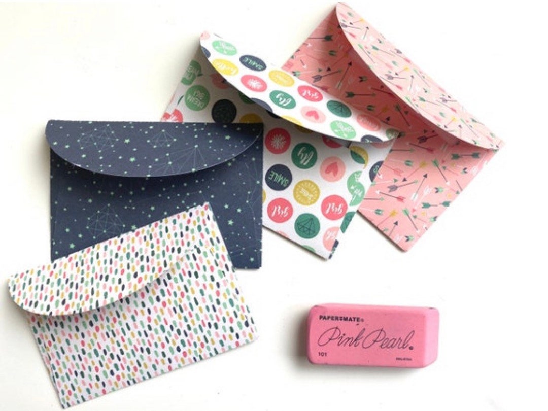 Mini Card & Envelope Set of 4 // Assorted Theme // Tribal Chic // Gift ...