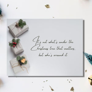 Christmas Digital Printable Poster Christmas Present Holiday Gift Instant Downloadable Poster