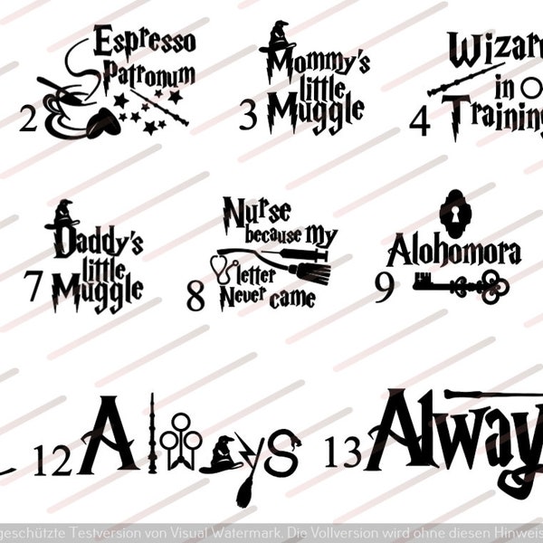 Harry Potter Vinylsticker | Aufkleber | PVC | Sticker