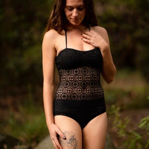 Lace One Piece Swimsuit image 1