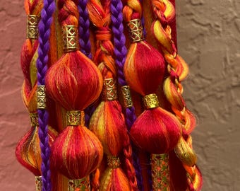 Electric Sunrise Rave Braids