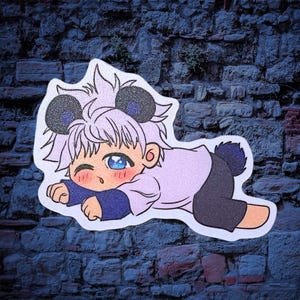 Killua Frosted Stickers | Hunter X Hunter | Waterproof Stickers | Stationery | Anime | Chibi | Kawaii | Gift For Her