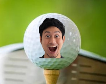 Golf Ball With Face On It, Your Face On Golf Ball, Custom Image Golf Ball, Custom Golf Ball, Groomsman Golf Ball, Funny Golf Ball, Golf GIft