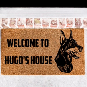 Doberman Doormat - Etsy