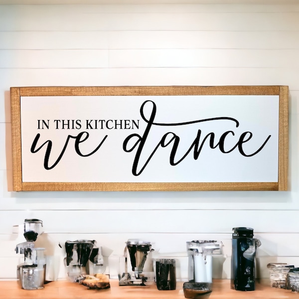 This Kitchen is for Dancing Sign - Etsy