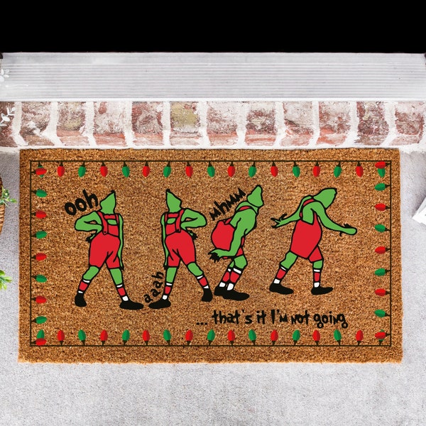Funny Christmas Doormat, Christmas Doormat, Happy Holidays Doormat, Christmas Movie Doormat, Christmas Home Decor, Christmas Decor