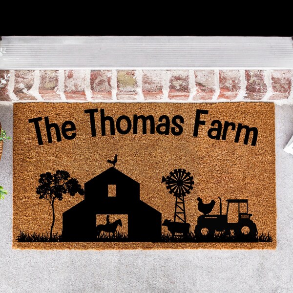 Farmhouse Doormat Etsy