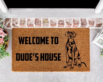 Great Dane Doormat, Great Dane Mat, Great Dane Rug, Great Dane Decor, Dog Doormat, Great Dane Kennel Doormat, Kennel Doormat