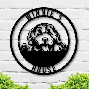 Metal Goldendoodle Sign, Metal Labradoodle Sign, Goldendoodle Sign, Labradoodle Sign, Golden Doodle, Labrdadoodle, Goldendoodle Puppy