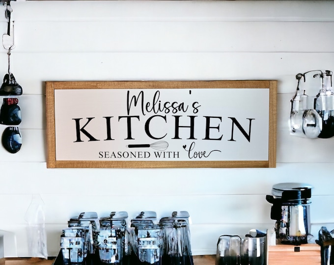 Rustic Farmhouse Wood Kitchen Sign, Tiered Tray Decor, Farmhouse Decor ...