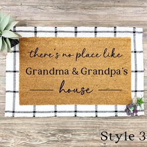 There&#39;s No Place Like Grandma and Grandpa&#39;s House, Grandparents Gift, Mother&#39;s Day Gift, Grandparents Day Gift, Father&#39;s Day Gift, Welcome