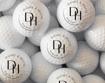 Personalized Wedding Golf Ball Favors, Bride and Groom Golf Balls, Couple Golf Balls, Anniversary Golf Ball, Wedding Gift, Wedding Favors