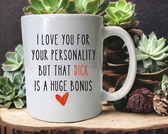 I Love You For Your Personality But That, Boyfriend Mug, Boyfriend Cup, Funny Boyfriend Mug, Funny Gifts For Him, Valentines Gift For Him