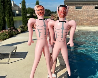 Custom Groom Blow Up Doll, Bachelorette Party Gift, Husband Blow Up Doll, Blow Up Doll With Face, Bachelorette Party Favor, Groom Doll