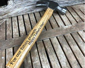 Personalized Hammer; Engraved Hammer; Carpenter Gift; Contractor Gift; Hammer with Name On It; Custom Hammer; 16oz Hammer; Custom Tools