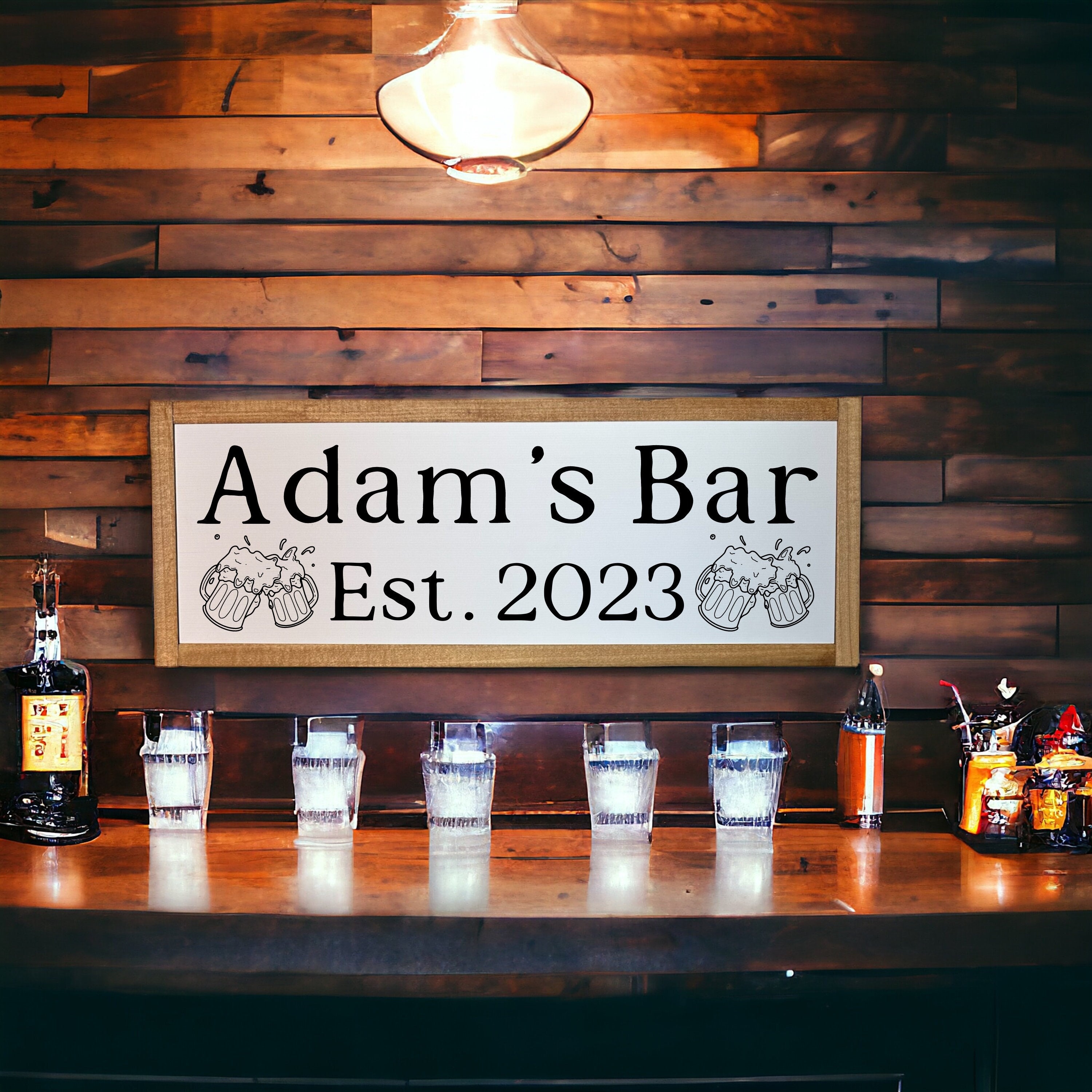Personalized Bar Sign for Home Bar Decor, Home Bar Sign, Pub Sign ...