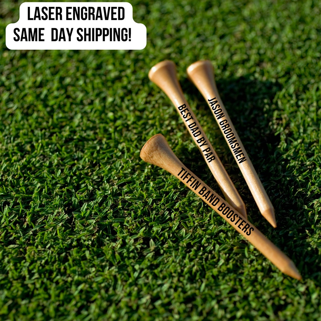 Personalized Golf Tees, Engraved Golf Tees, Engraved Golf Gift, Custom