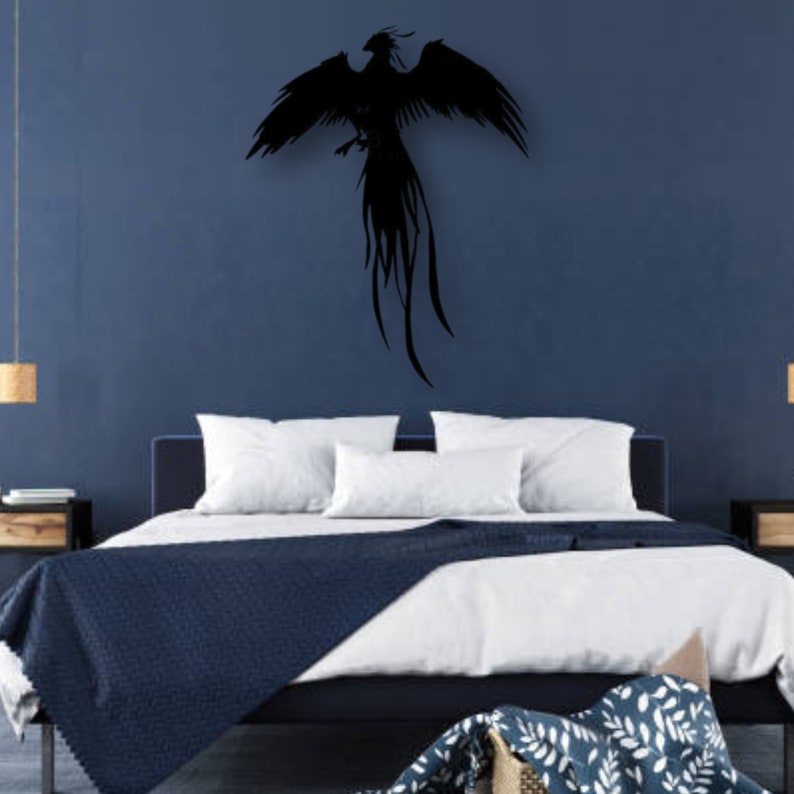 Metal Phoenix Metal Phoenix Wall Art Phoenix Art Phoenix Etsy