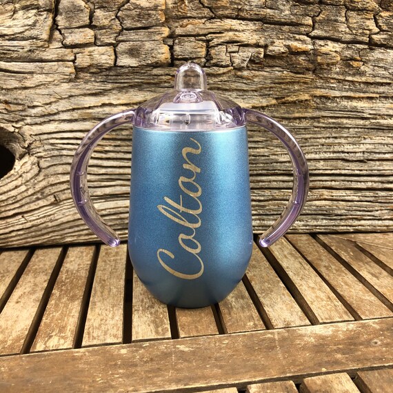 Personalized Sippy Cup, Stainless Steel Toddler Cup, Birthday Gift