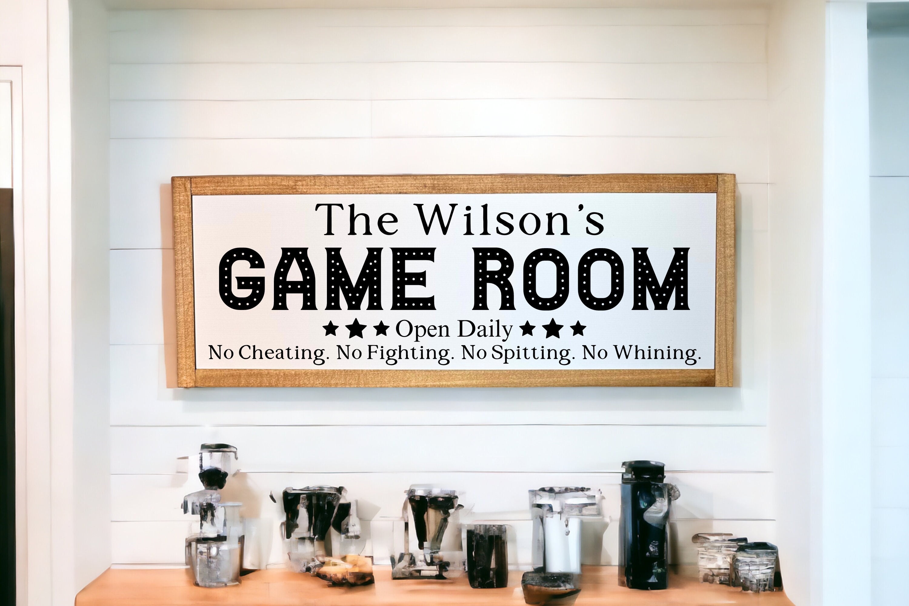 Personalized Game Room Sign, Game Room Sign, Game Roon Decor, Rec Room ...