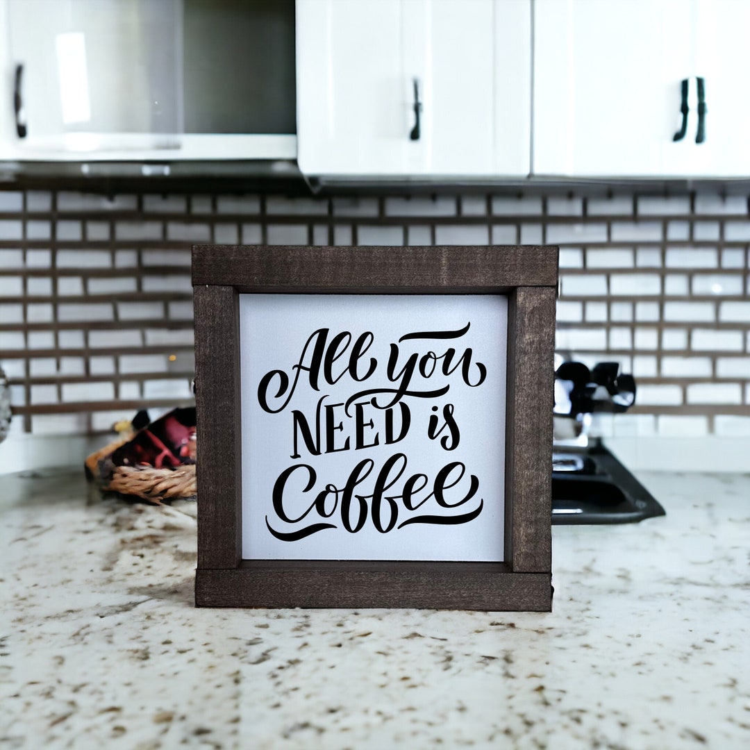 Coffee Bar Sign, Custom Coffee Sign, Coffee Sign, Wooden Coffee Sign ...