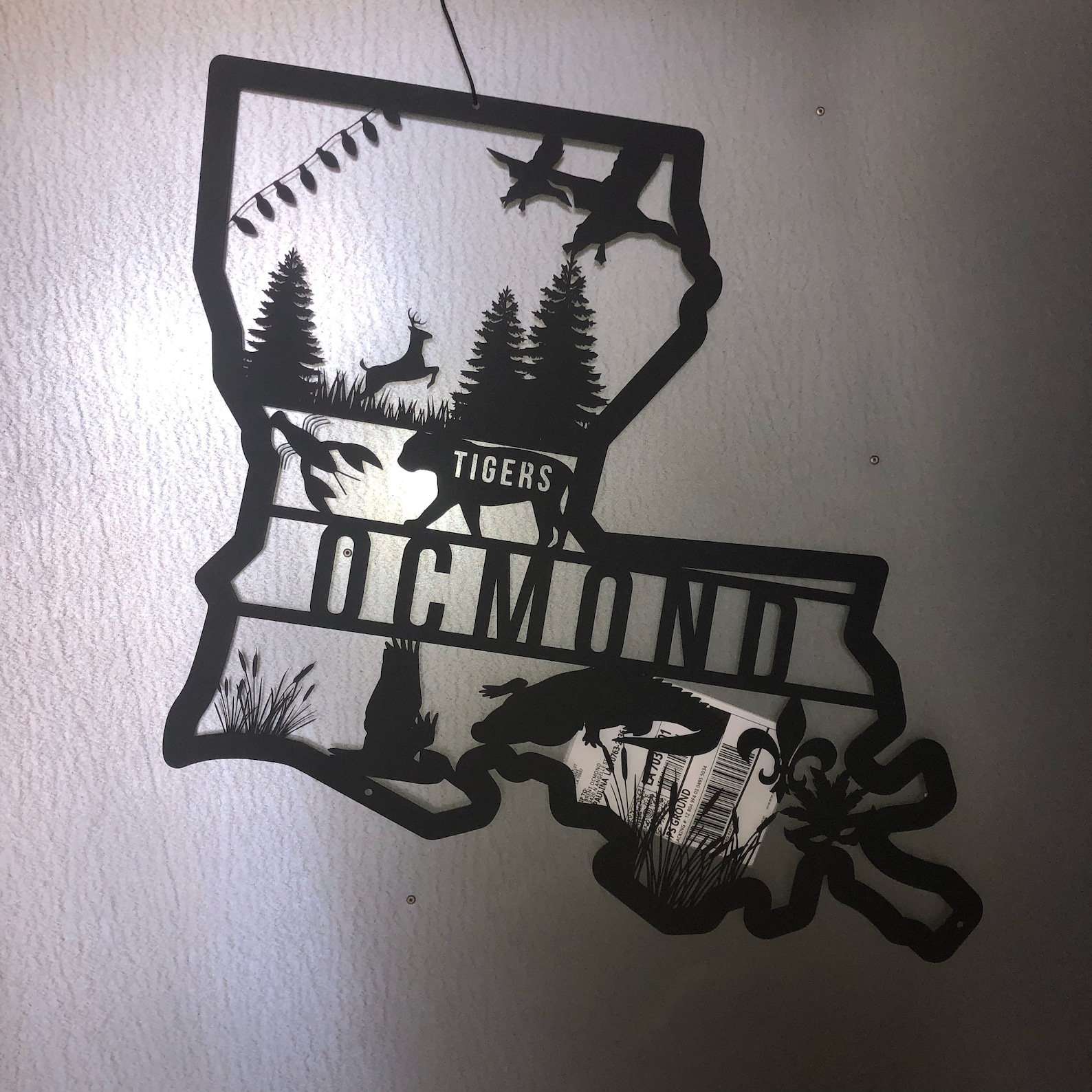 Louisiana Metal Sign Custom Louisiana Sign Louisiana Family Etsy