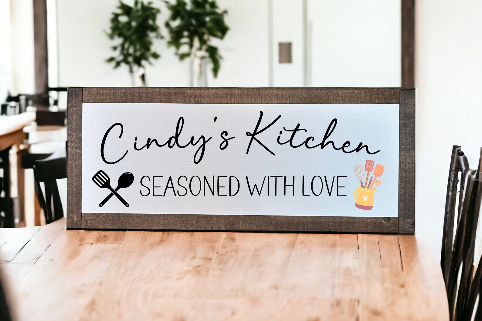 Personalized Kitchen Sign, Kitchen Sign, Custom Kitchen Sign, Kitchen ...