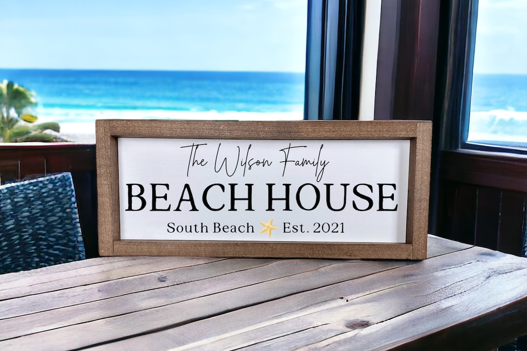 Beach House Sign V