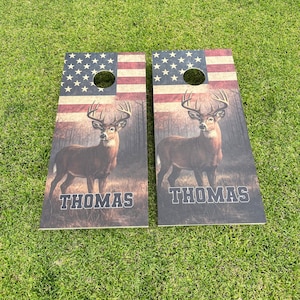 Custom Cornhole Boards, American Flag Cornhole Board, Custom Cornhole Set, Cornhole Boards Set, Outdoor Cornhole Game Set, Outdoor Lawn Game