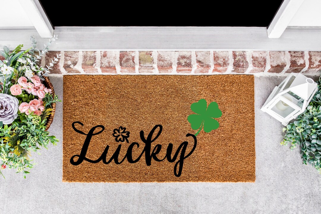 Texupday Gartenflagge „Lucky And I Gnome It“ – 30,5x45,7 Cm, Doppelseitig, Jute – Für St. Patrick’s Day & Garten