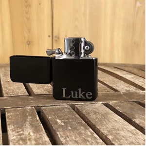 Personalized Black Engraved Lighter, Custom Engraved Black Lighter, Personalized Lighter, Groomsmen Lighter, Groomsman Lighter, Lighter