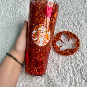 Autumn Starbucks Snowglobe Tumbler *SEALED TUMBLER*